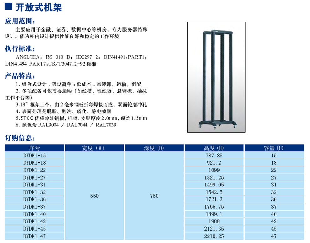 开放式机架(图1)