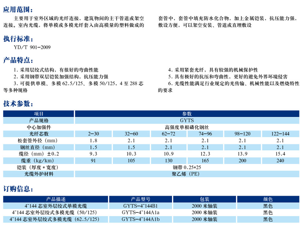 GYTS室外光缆(图1)